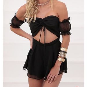 Hailee Dainty Romper from Lucy in the Sky